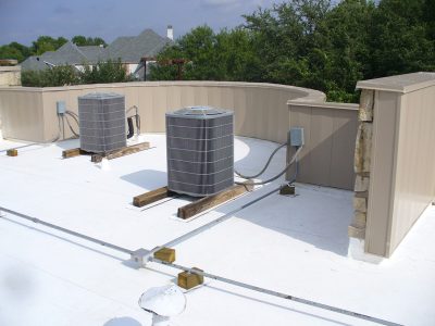 PVC Roof Coating Installation